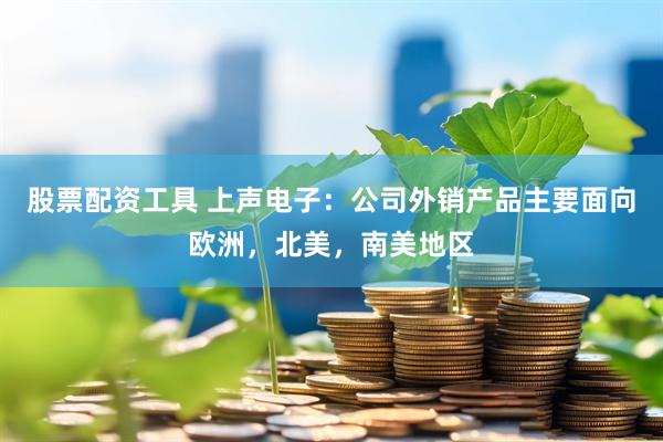 股票配资工具 上声电子：公司外销产品主要面向欧洲，北美，南美地区
